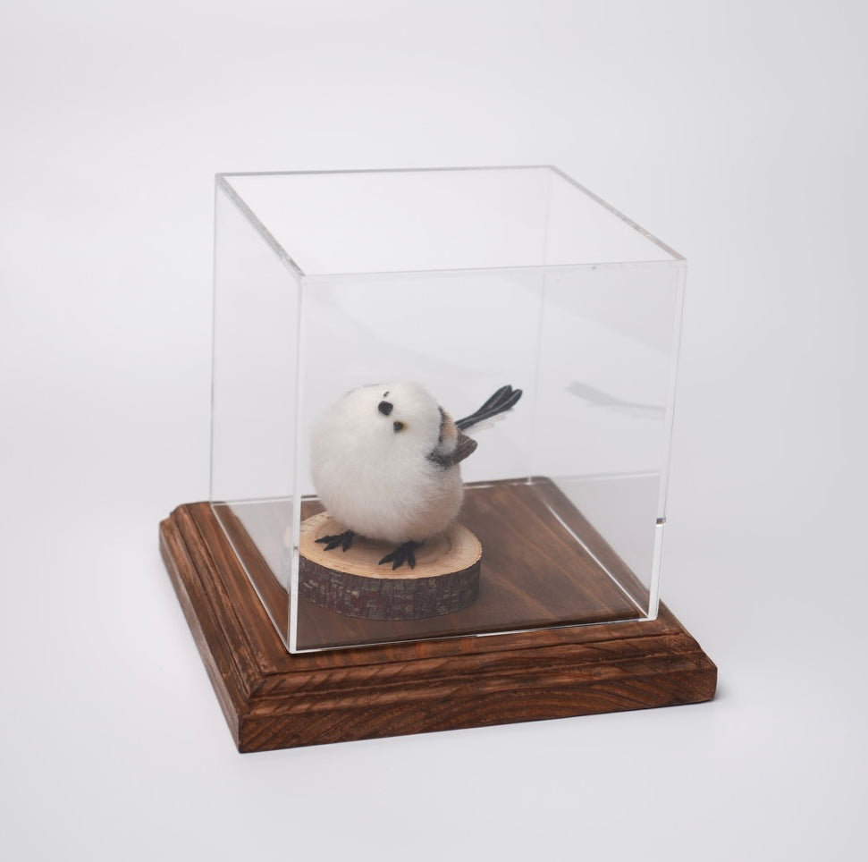 アクリルケース レトロブラウン 150mm×150mm×150mm 板厚3mm