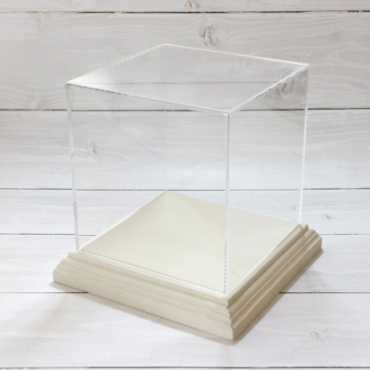 Acrylic case ivory 150mm x 150mm x 150mm thickness 3mm