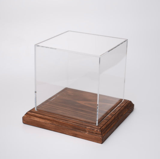 アクリルケース　レトロブラウン　150mm×150mm×150mm 板厚3mm